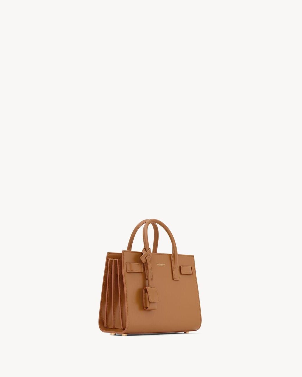 Saint Laurent Brown Sac De Jour Nano Tote Bag