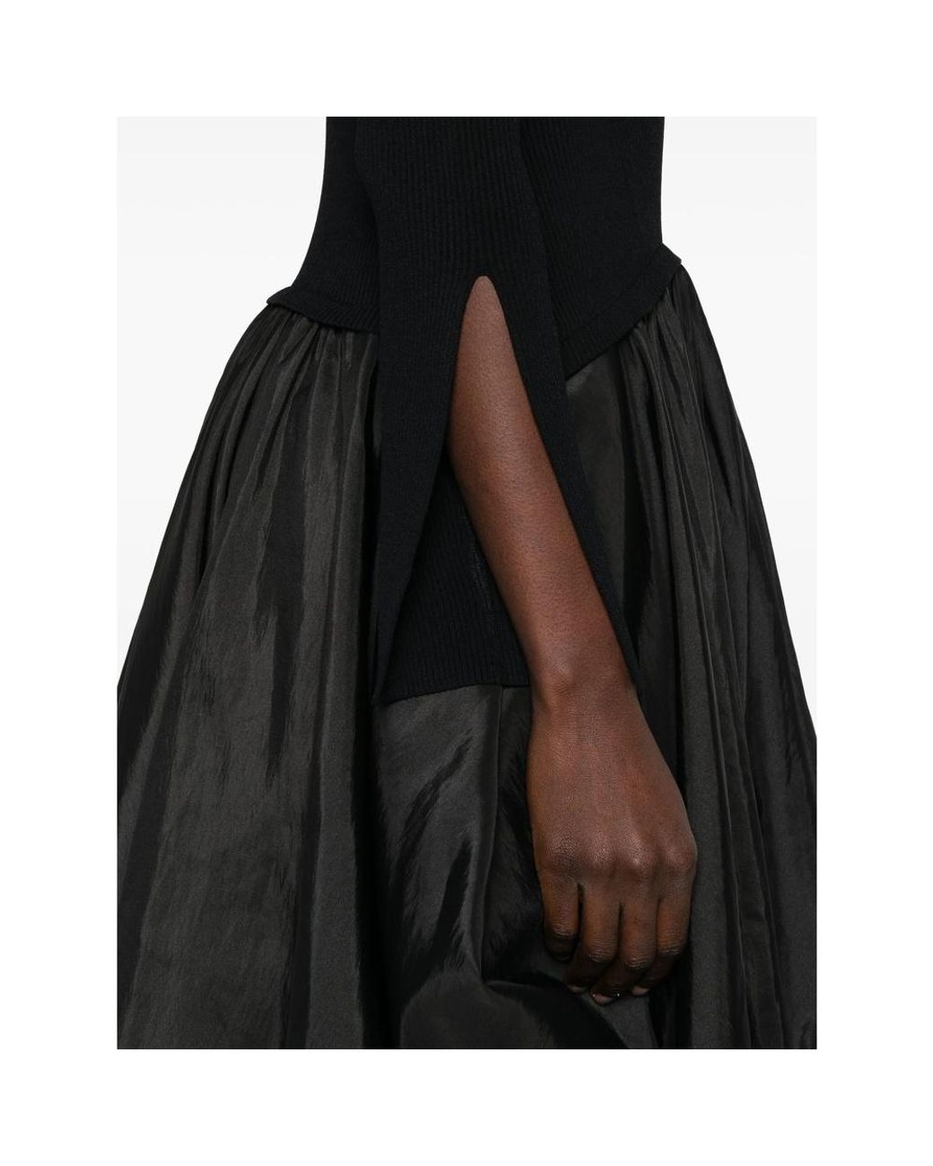 Jonathan Simkhai Black Kenlie Midi Dress