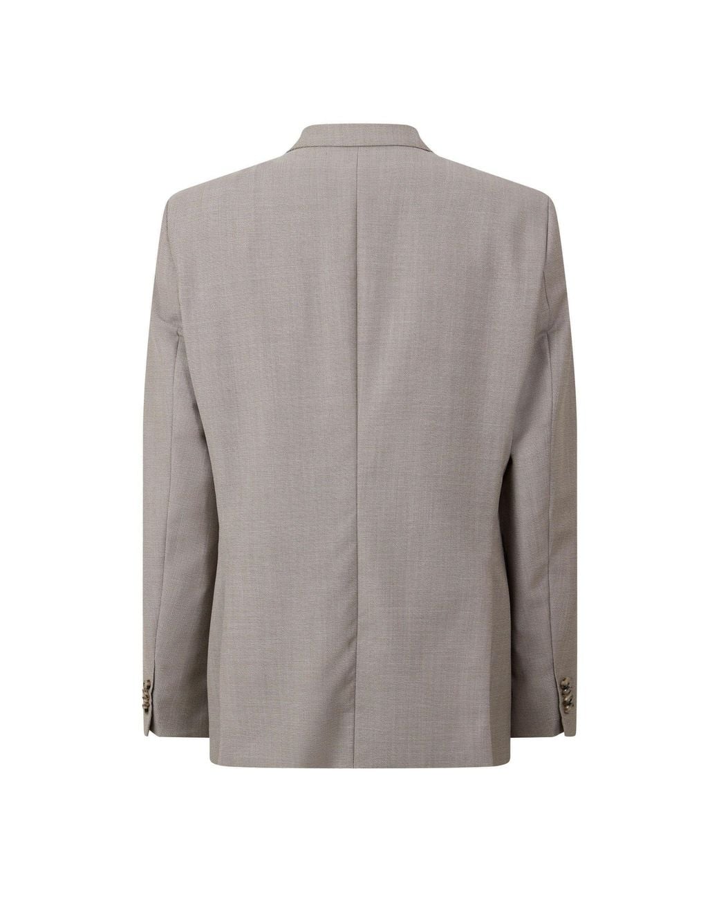 Boss Gray Tailored Suit Jacket for men