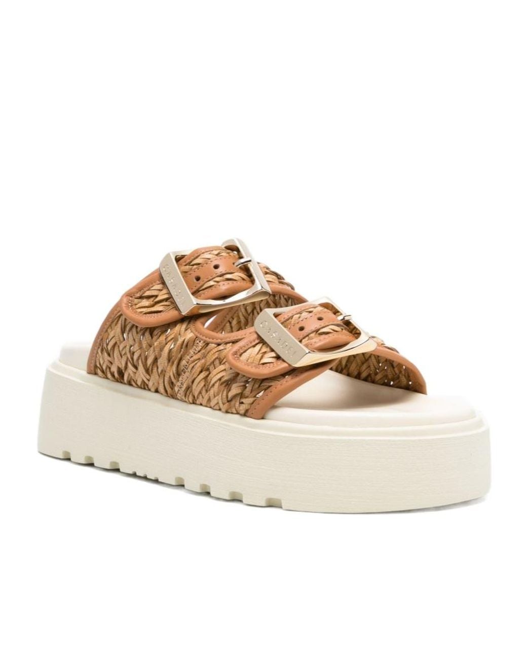 Casadei Natural Birky Suncity Sandals