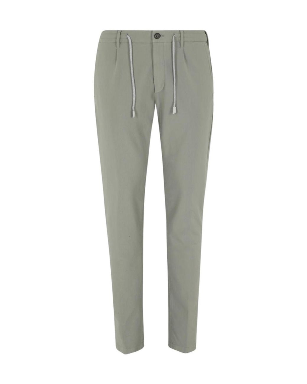 Eleventy Gray Drawstring Casual Pants for men