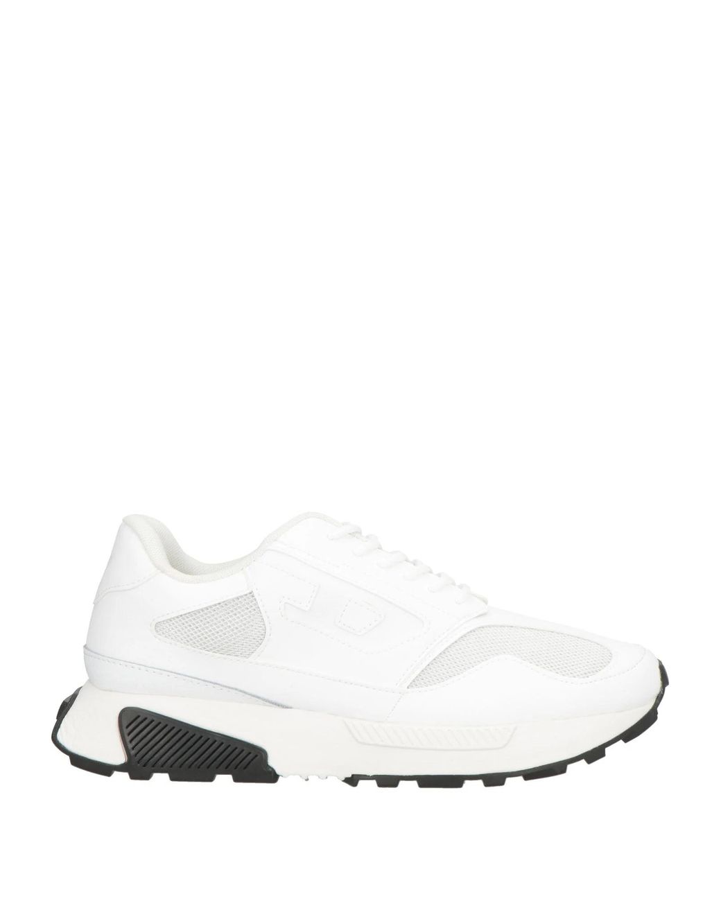 DIESEL White Simple Low-Top Casual Shoes