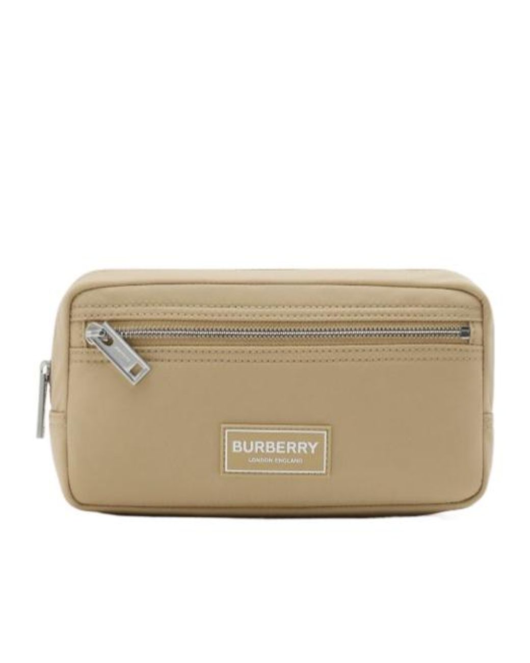 Burberry Natural Zipper Storage Bag for men