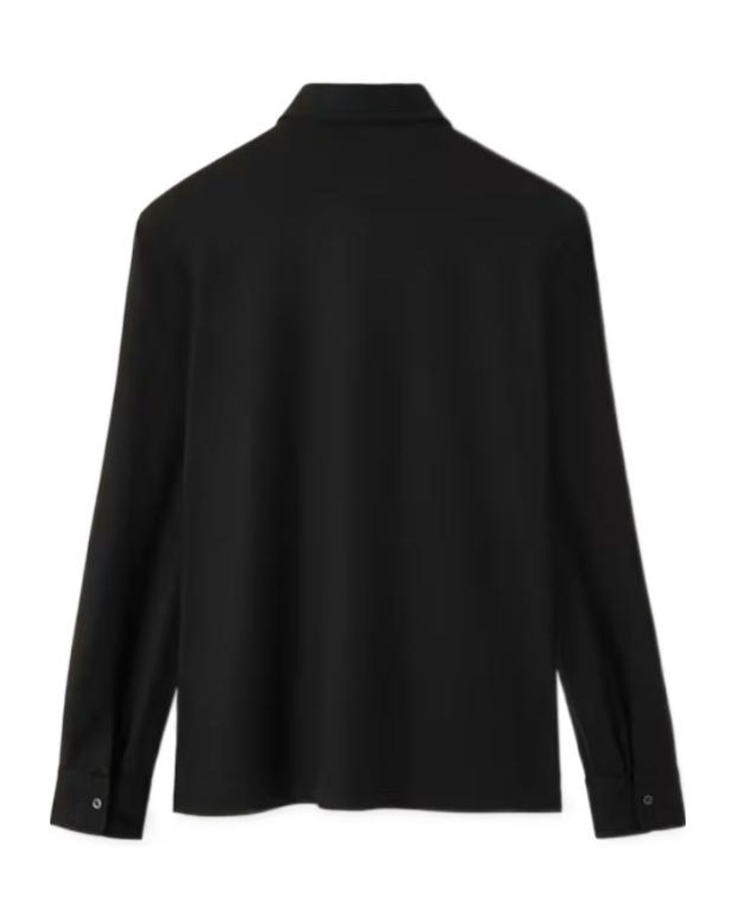 Loro Piana Black Colmegna Polo Shirt for men