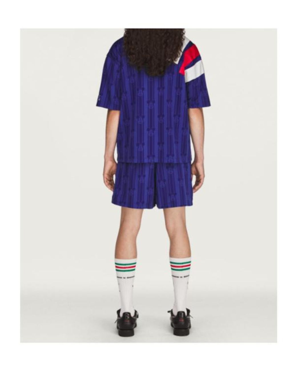 Adidas Blue Originals Brain Dead Disney Print Shorts for men