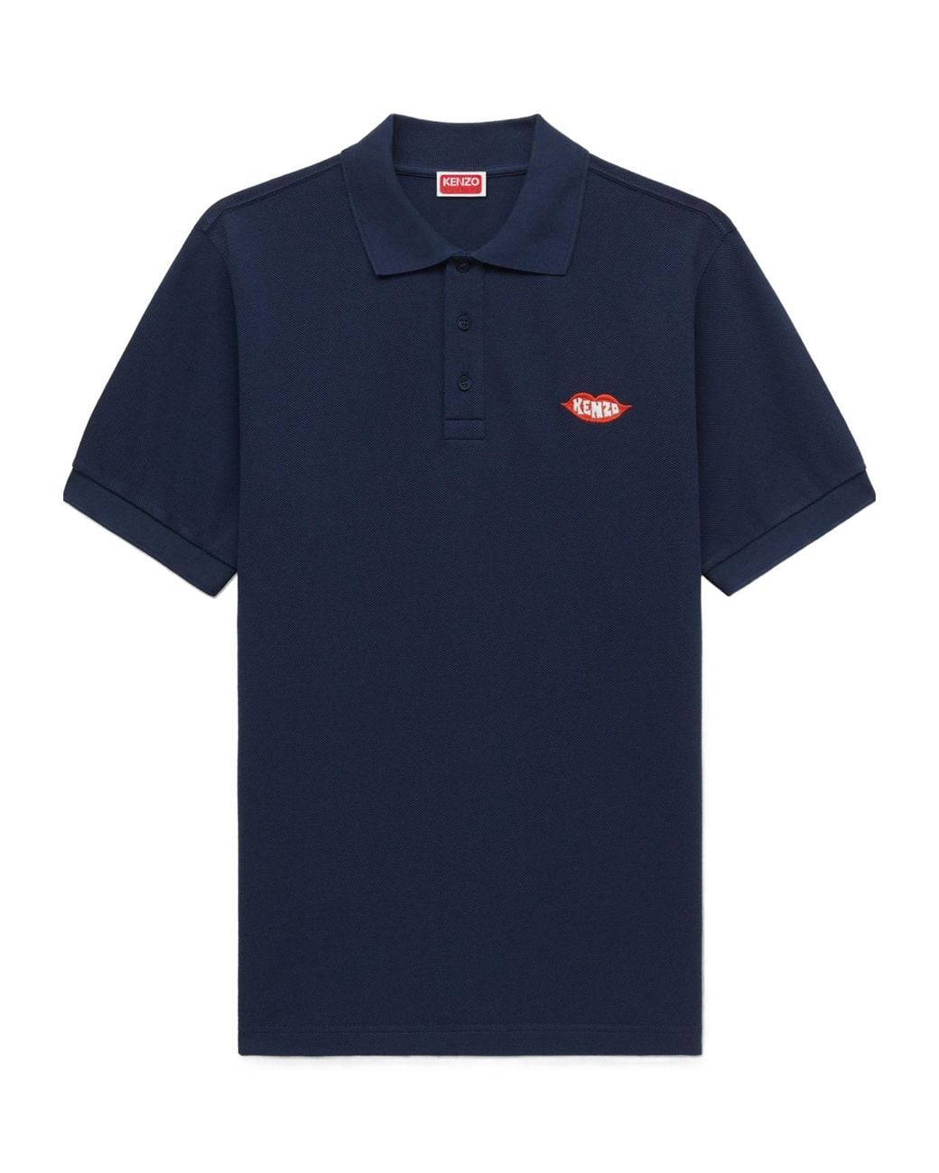 KENZO Blue Loves' Slim Polo for men