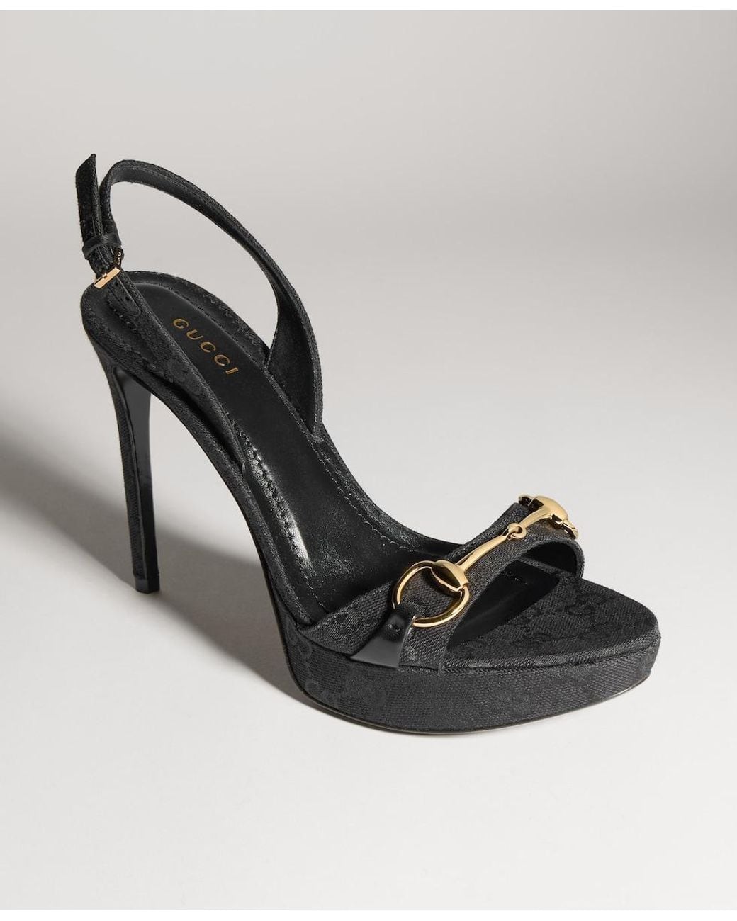 Gucci Black Donna Platform Sandal
