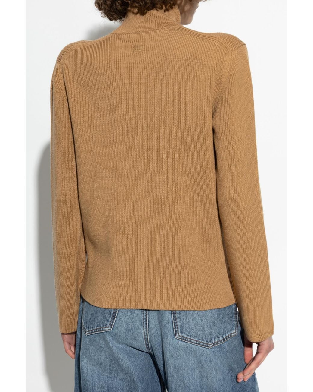 Etro Natural Turtleneck Knitted Jumper