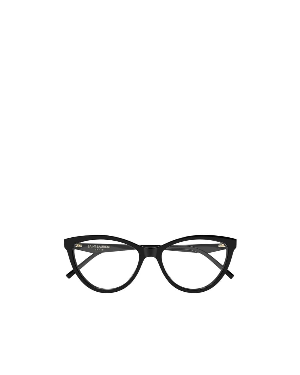 Saint Laurent White Cat-Eye Glasses