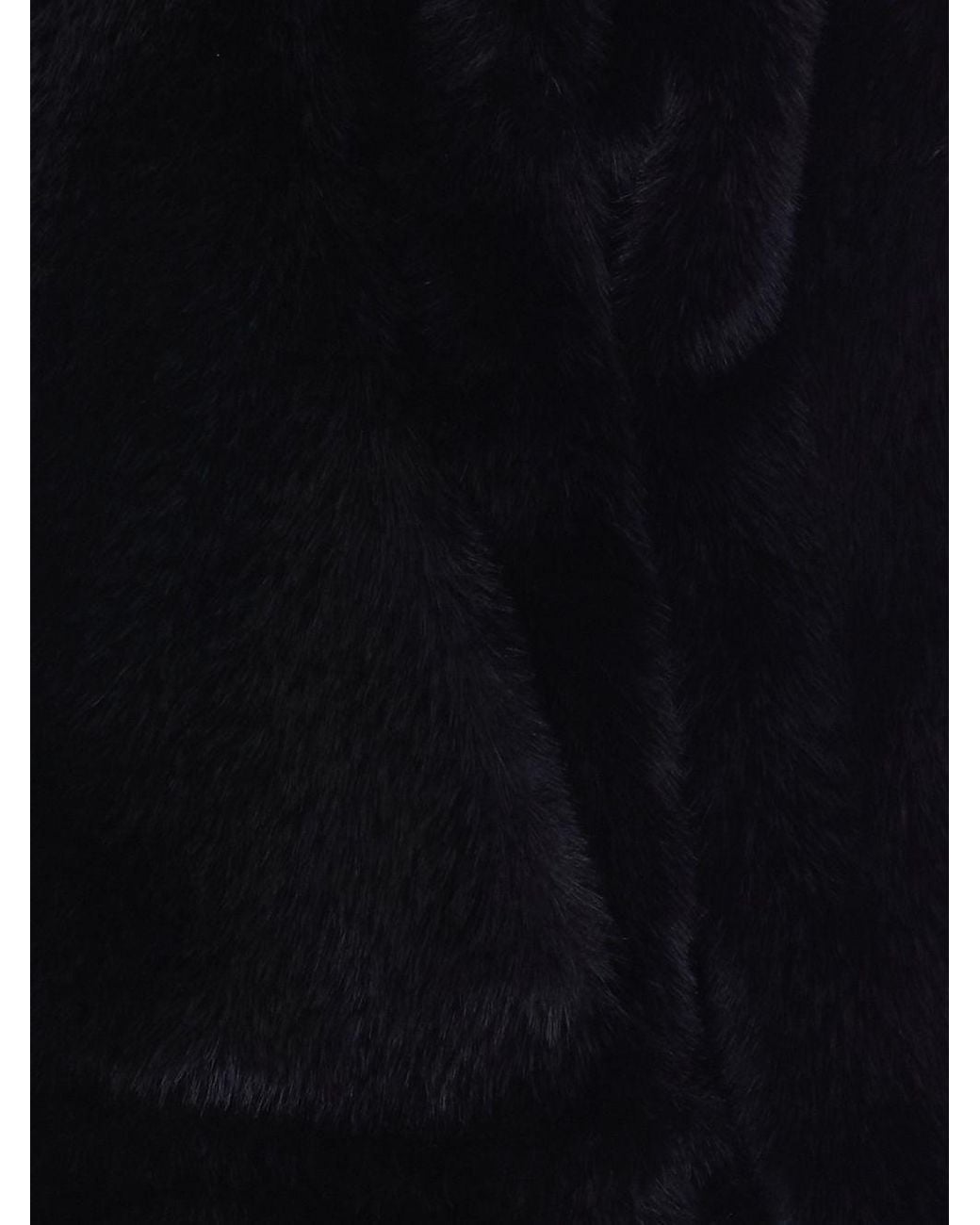 Liu Jo Black Reversible Faux Fur Hooded Jacket