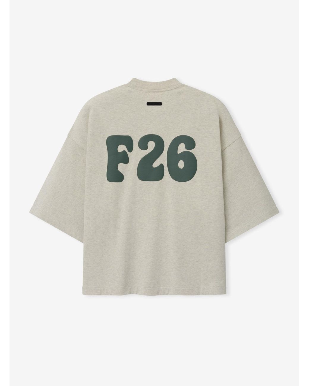 Fear Of God Gray Merch Tee Boxy Fit for men
