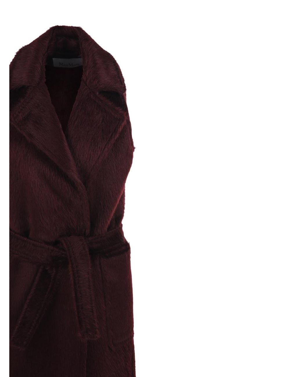 Max Mara Purple Abbozzi Belted Coat