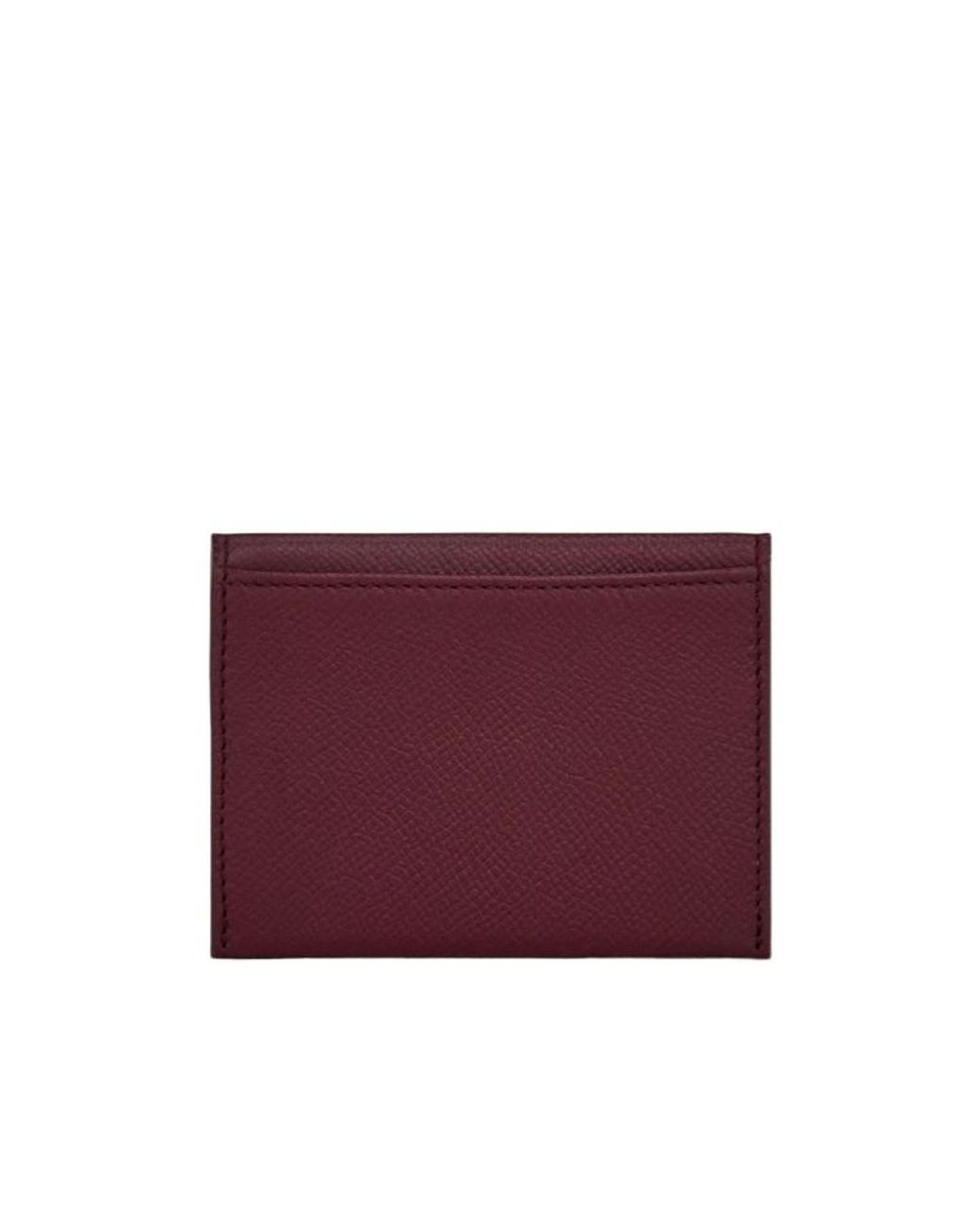 Ferragamo Purple Ferragamo Gancini Card Case