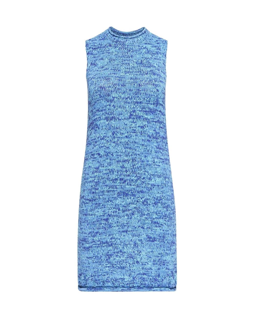 J.W. Anderson Blue Jw Anderson Space Dye Mini Dress
