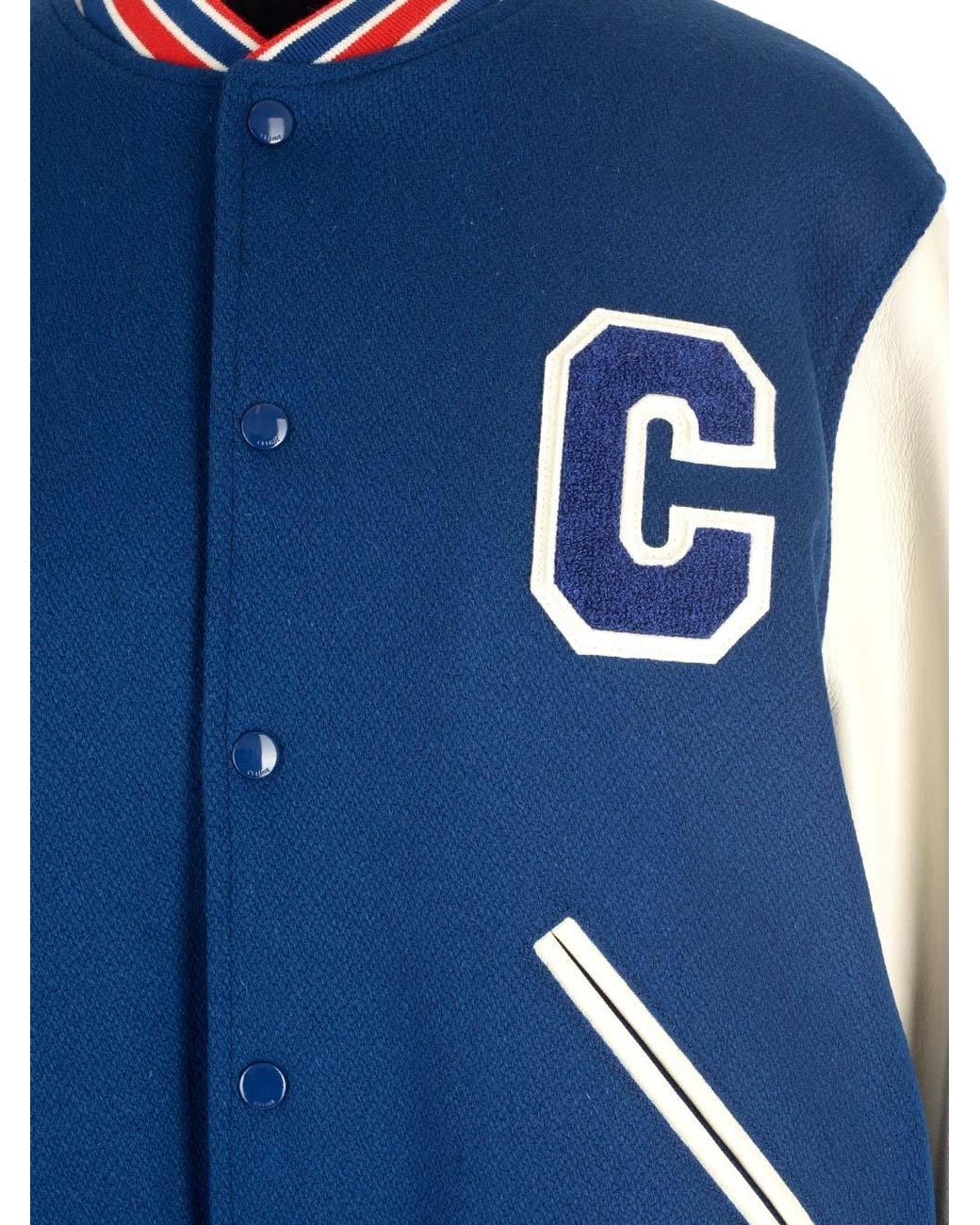 Céline Blue Varsity Jacket