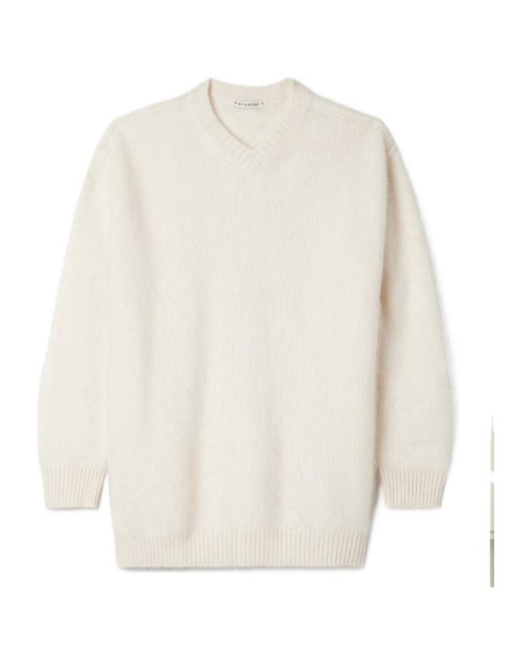 Kallmeyer White Cashmere Sweater