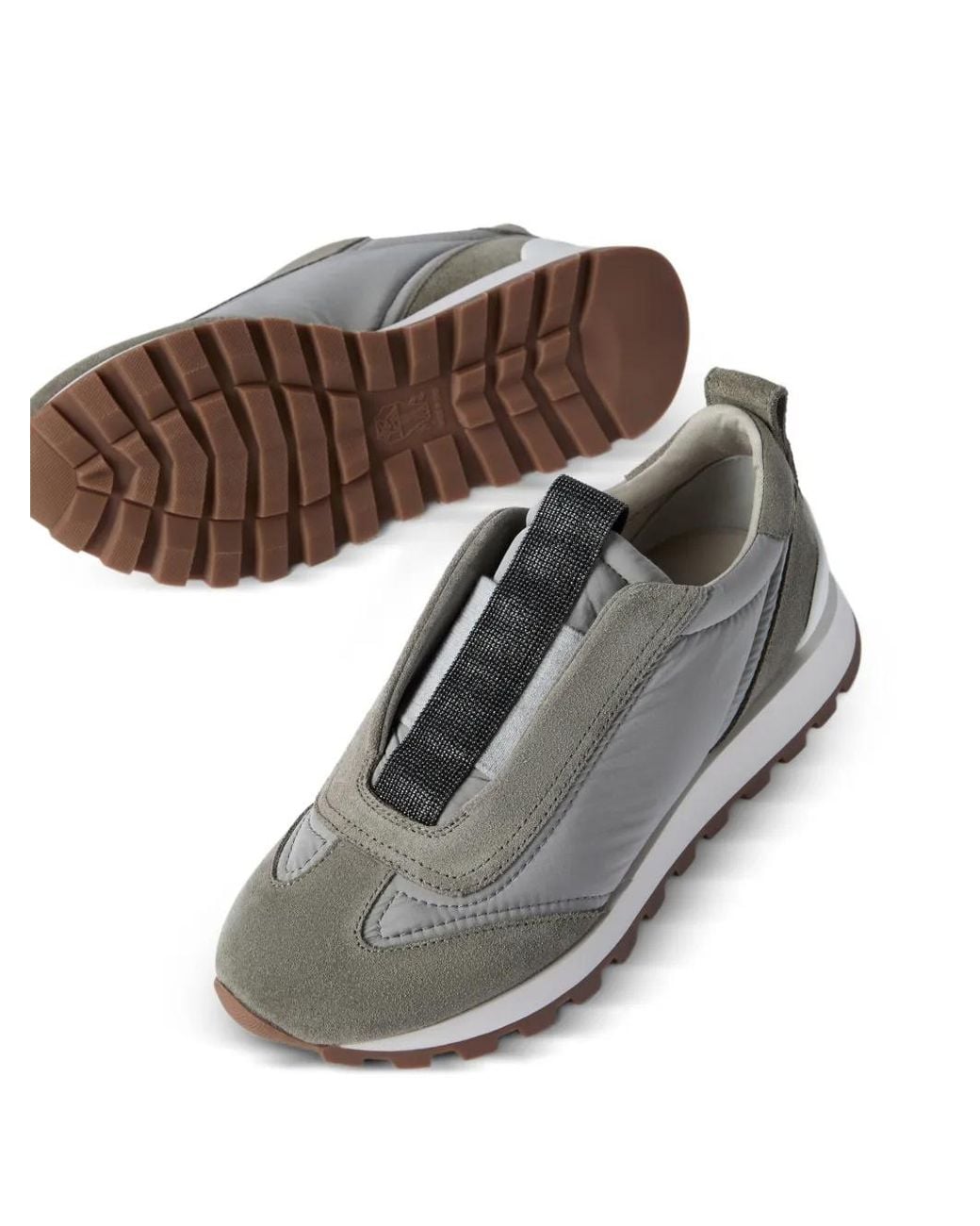 Brunello Cucinelli Gray Sneakers