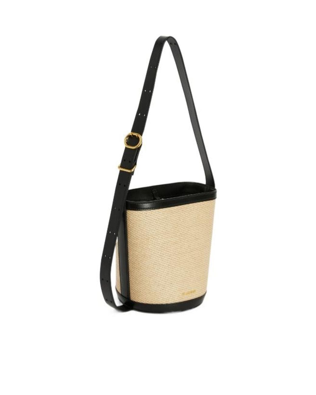 Jil Sander White Logo-Detailed Bucket Bag