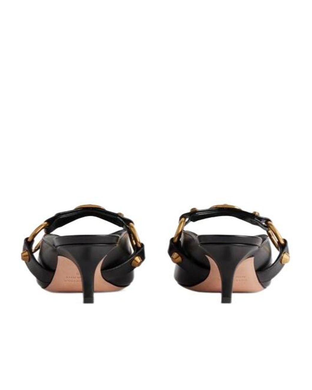 Balenciaga Black City Pointed-Toe Mules