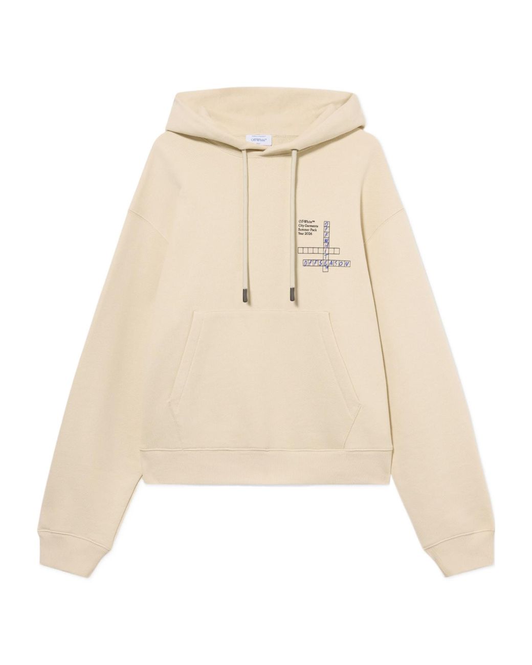 Off-White c/o Virgil Abloh Natural Long-Sleeve Sweatshirt