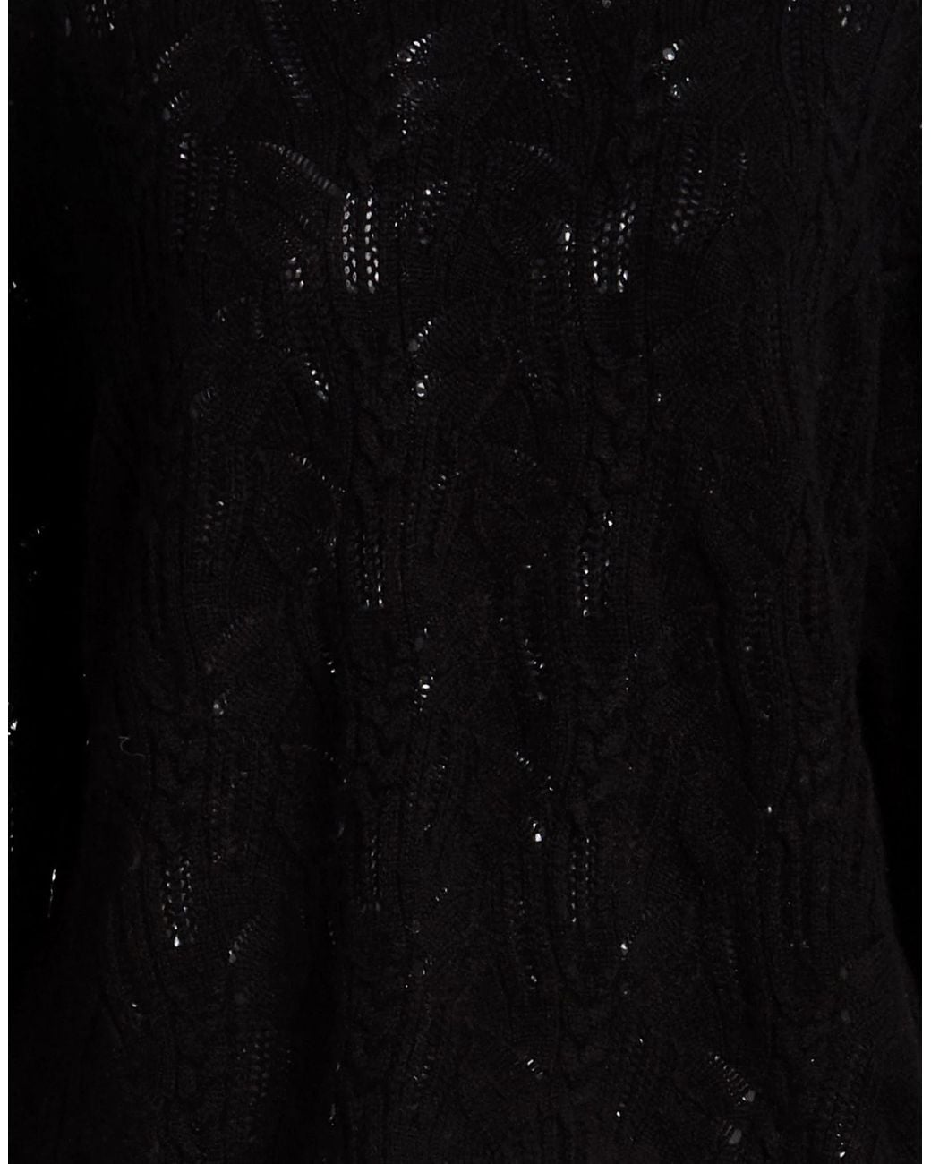 Max Mara Black Turtleneck Wool, Cashmere