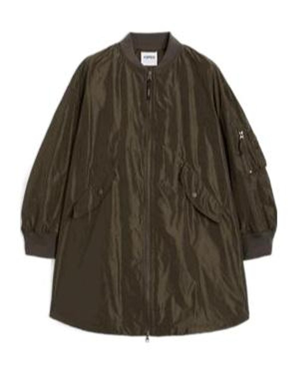 Aspesi Brown Front Zip Jacket