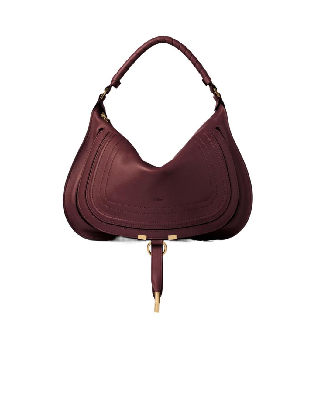 Chloé Red Leather Underarm Bag