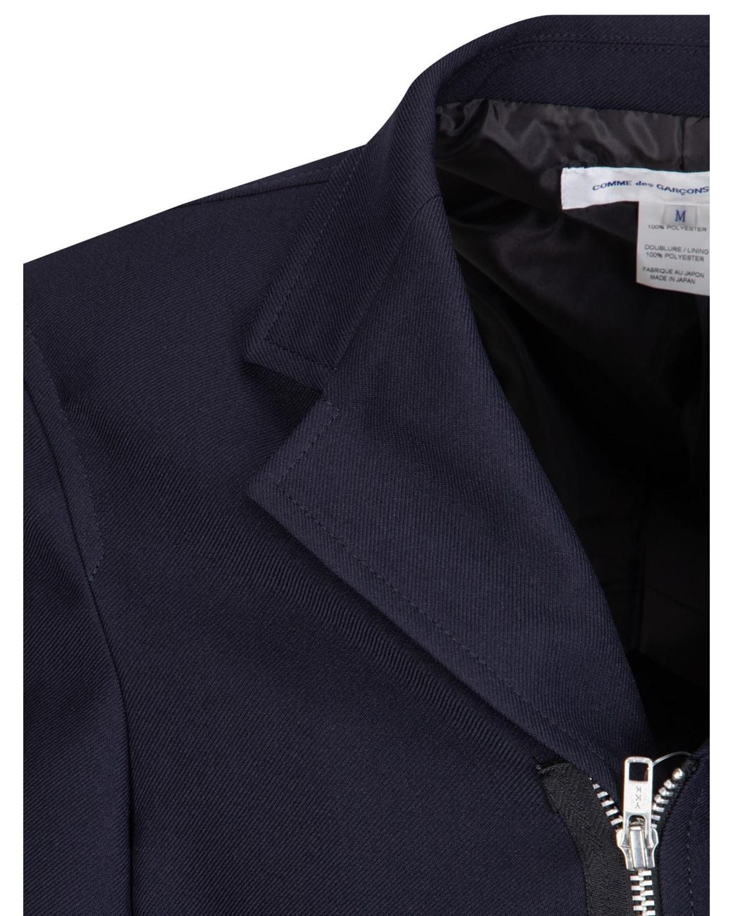 Comme des Garçons Blue Comme Des Garçons Shirt Zipped Jacket for men