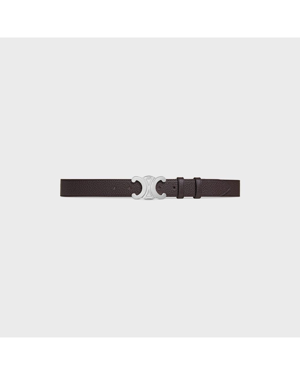 Céline White Triomphe Belt 30 for men