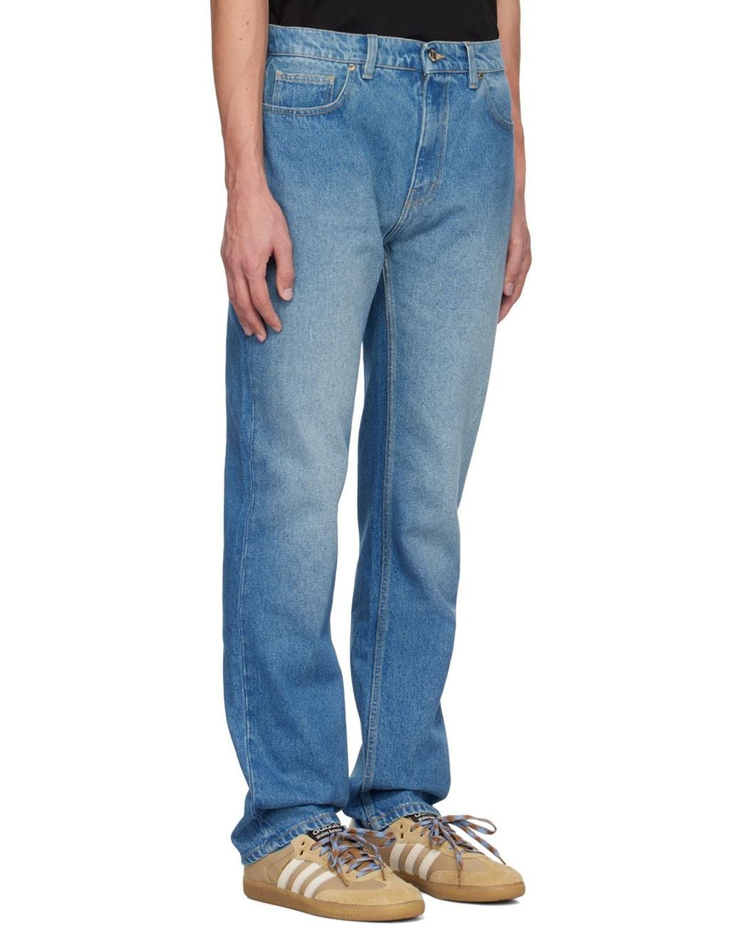 Casablanca Blue Tennis Club Jeans for men