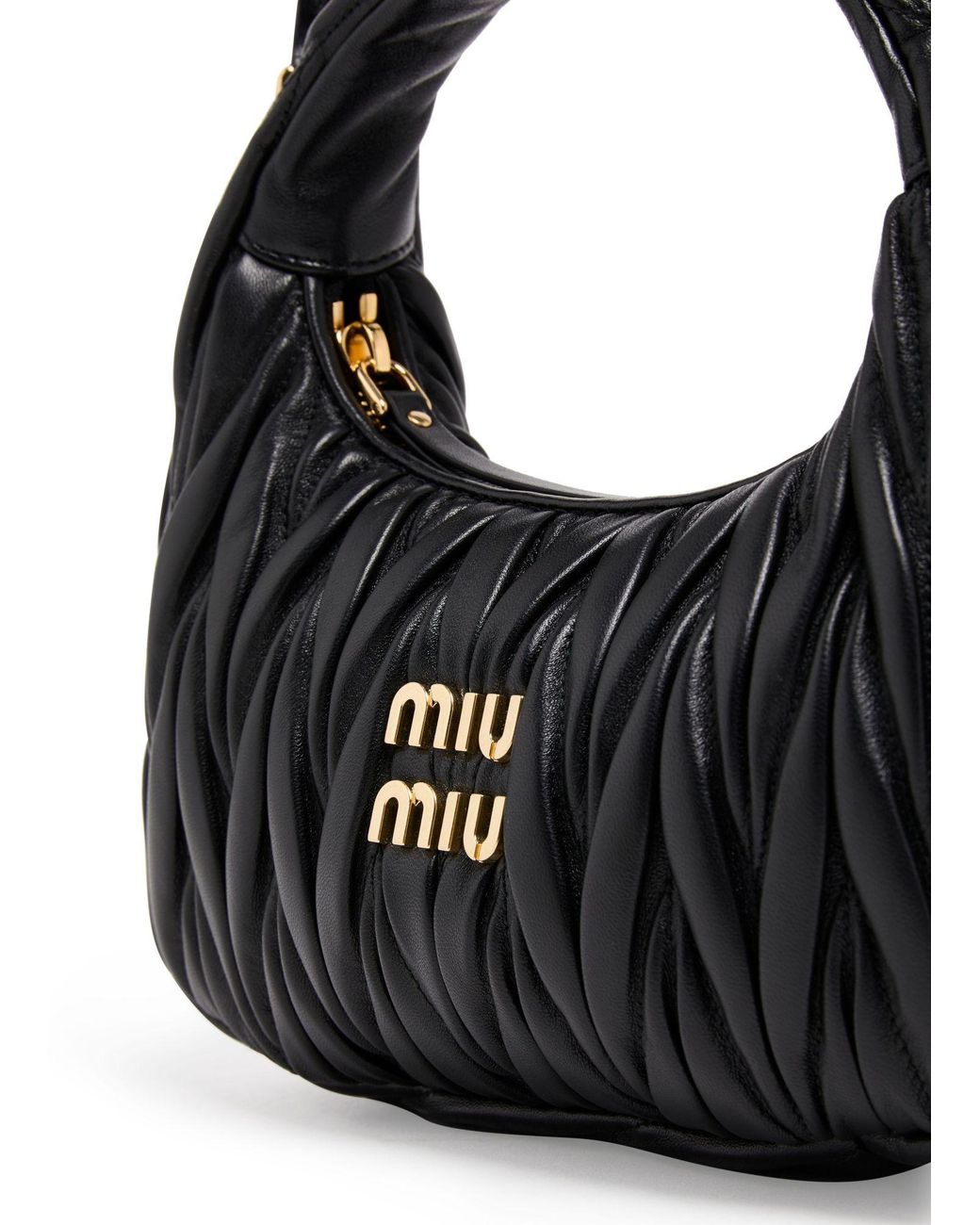 Miu Miu Black Wander Shoulder Bag