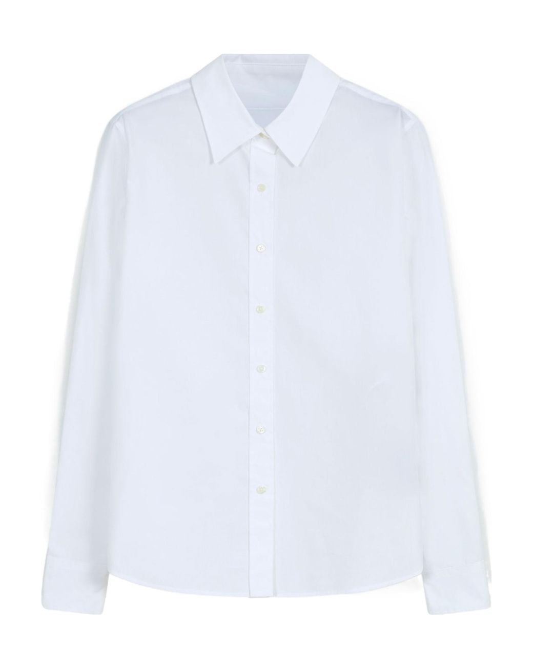 Jil Sander White Cotton Poplin Shirt