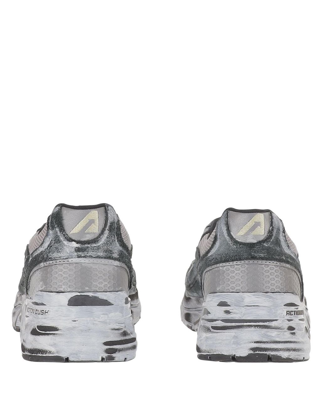 Autry Gray Distressed Sneakers for men