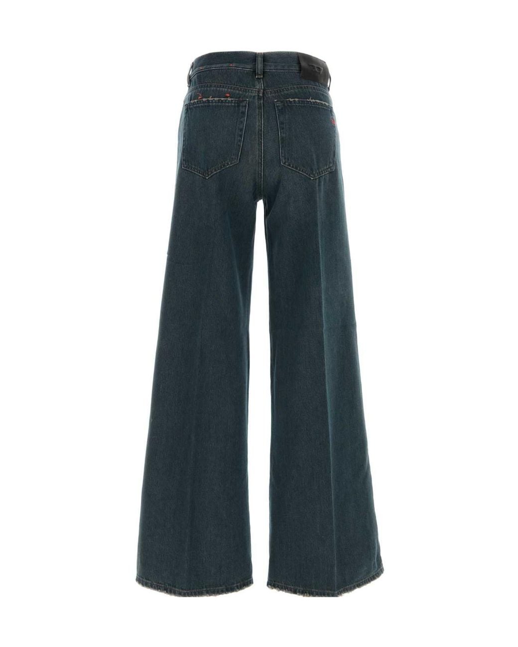 DIESEL Blue D-Akemi Wide-Leg Jeans