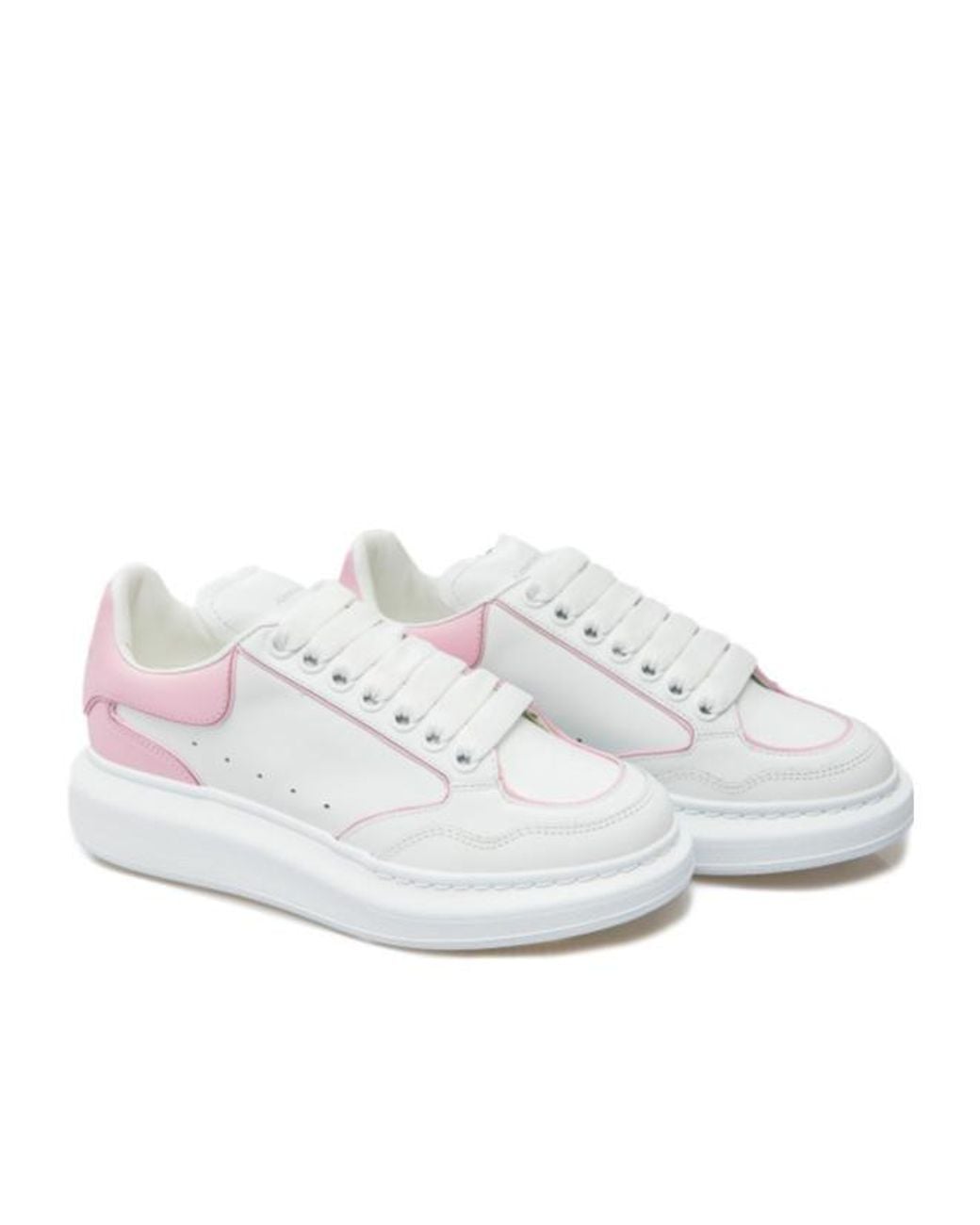 McQueen White Oversized Low-Top Sneakers