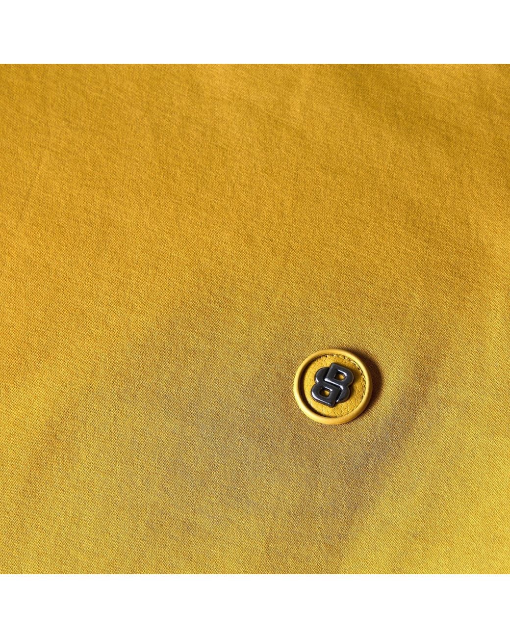 Boss Yellow T-Shirt With Logo Detail for men