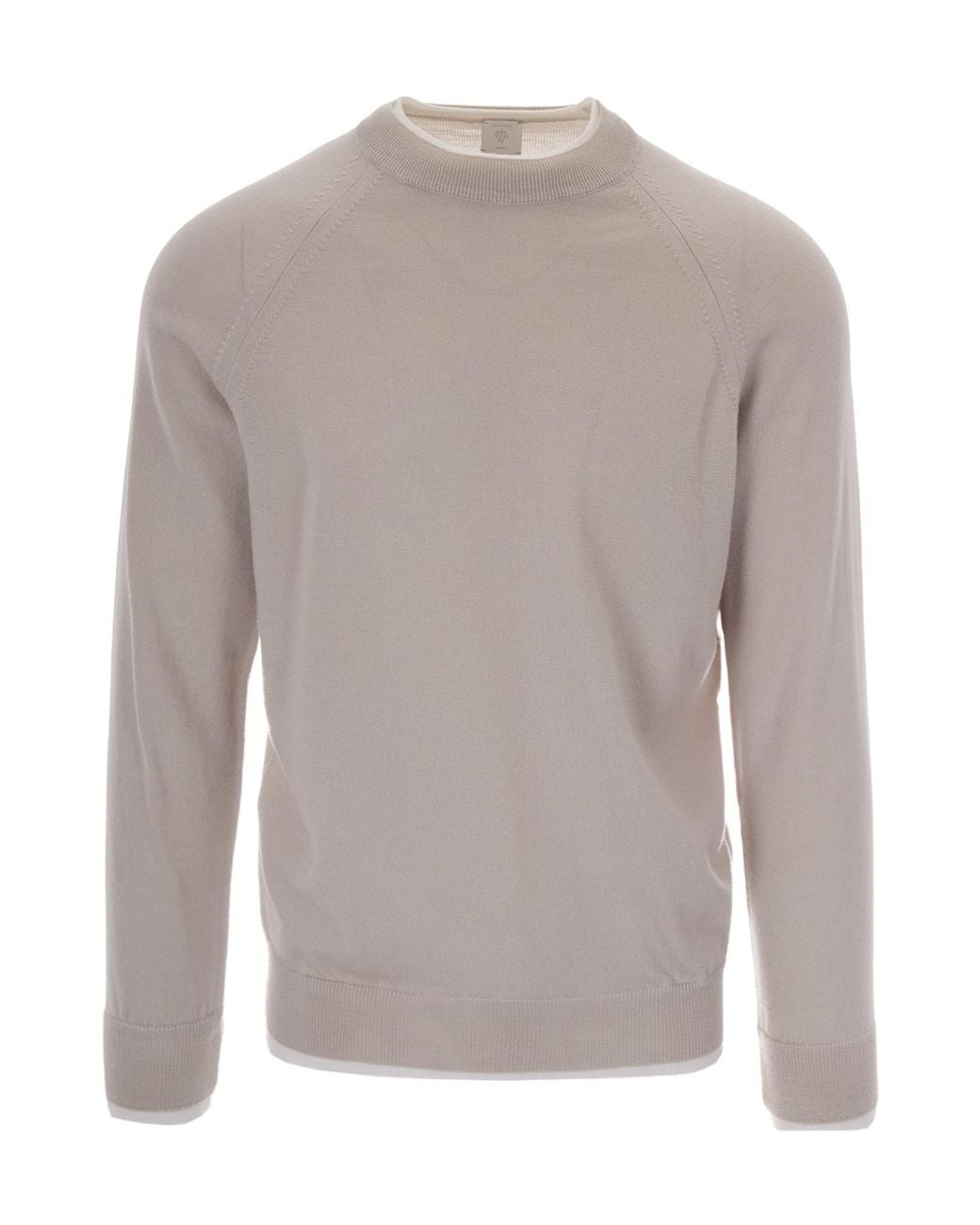 Eleventy Gray Crew Neck Knitwear for men