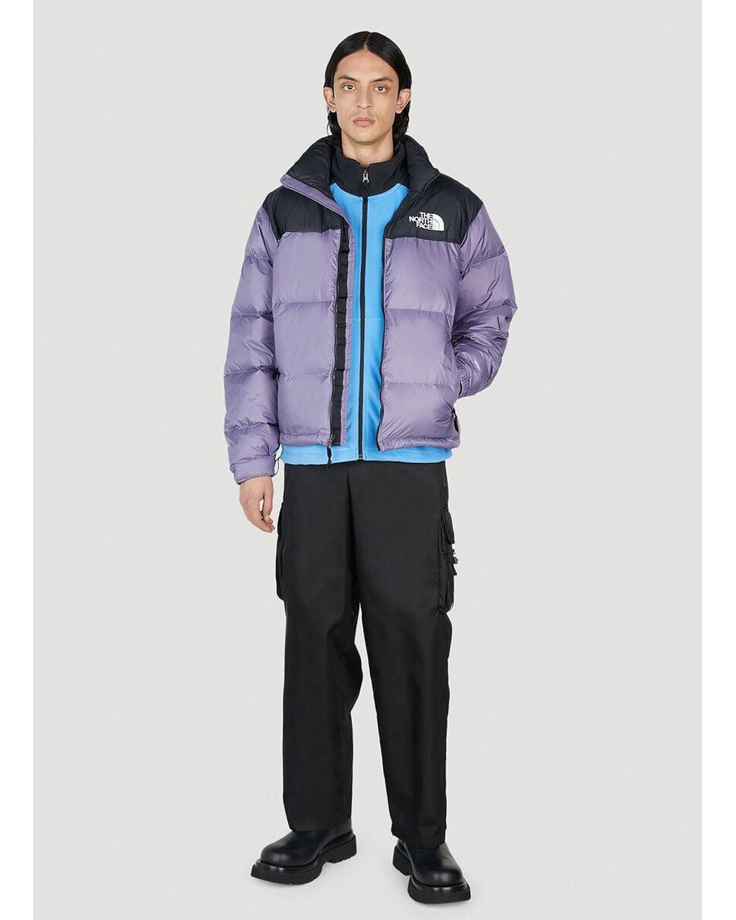 The North Face Purple 1996 Retro Nuptse Padded Down Jacket for men