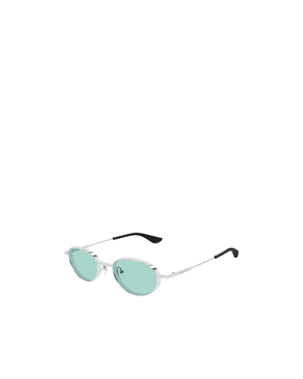 McQueen Green Eyewear Oval Frame Sunglasses for men