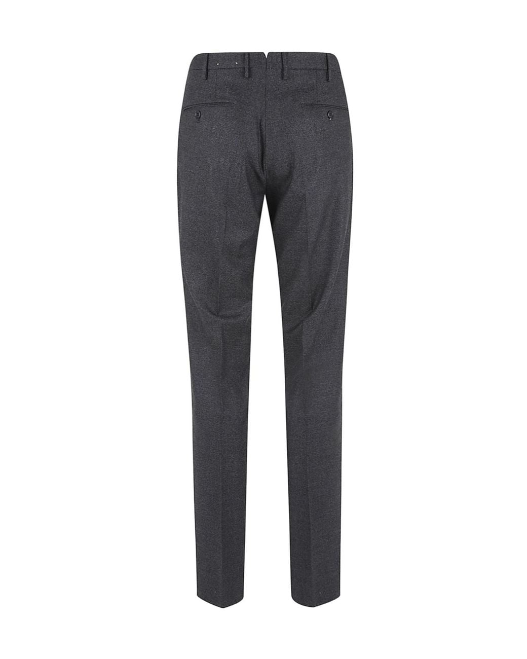 Incotex Gray Textured Wool Pants for men