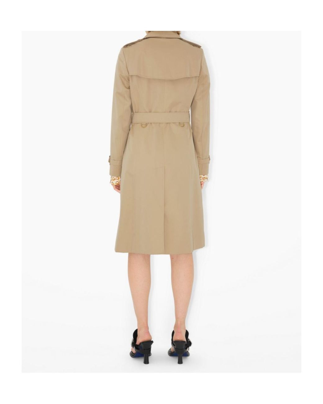 Burberry Natural Long Chelsea Heritage Belted Trench Coat