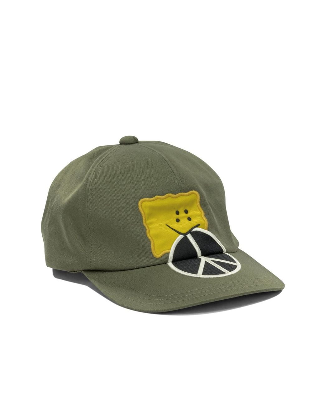 Kapital Green Patch-Detail Cap for men