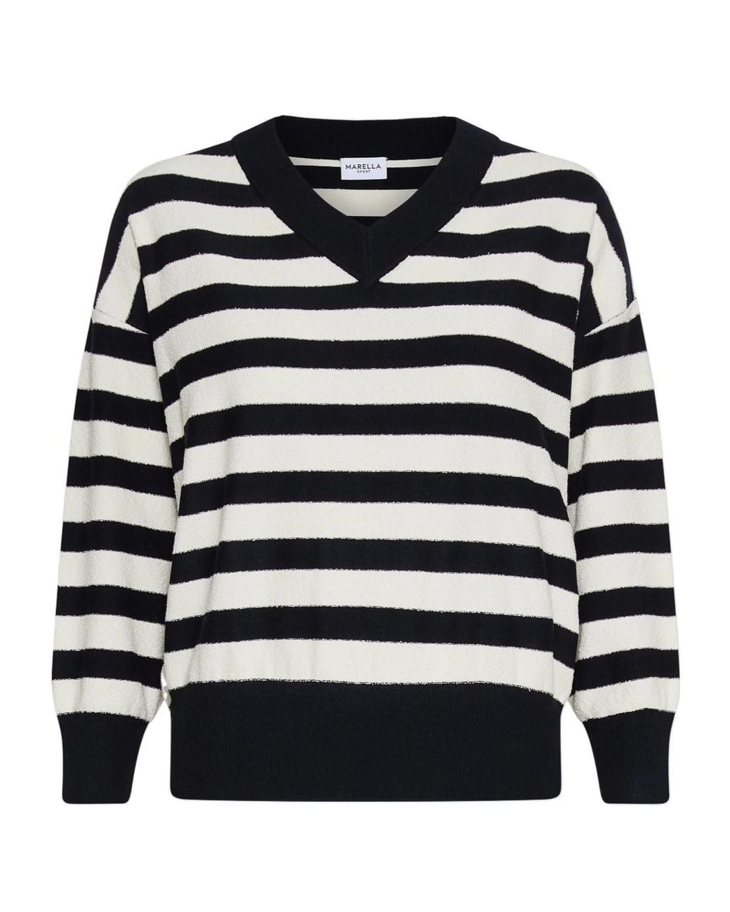 Marella Blue Striped Sweater