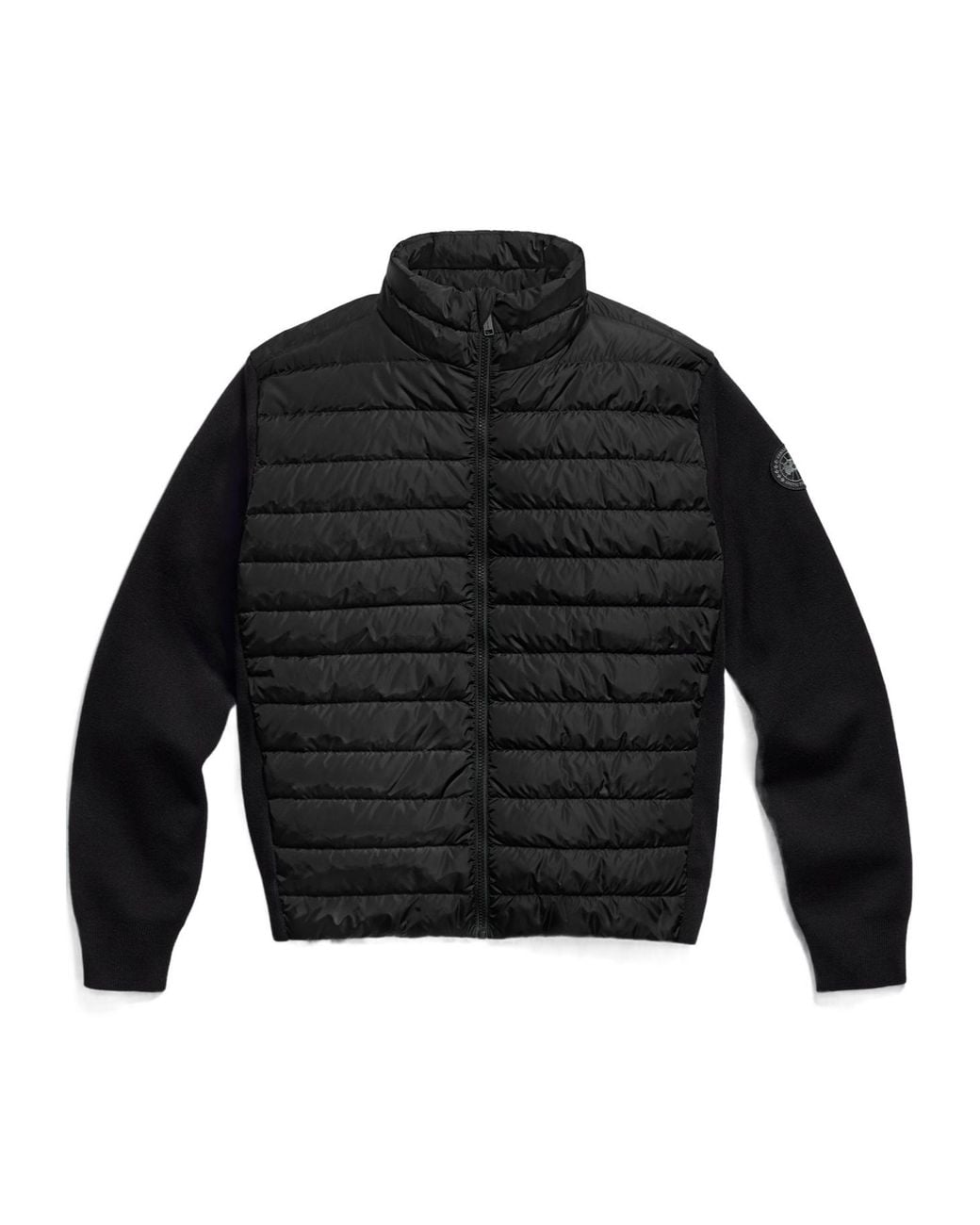 Canada Goose Black Hybridge Flavio Quilted Jacket for men