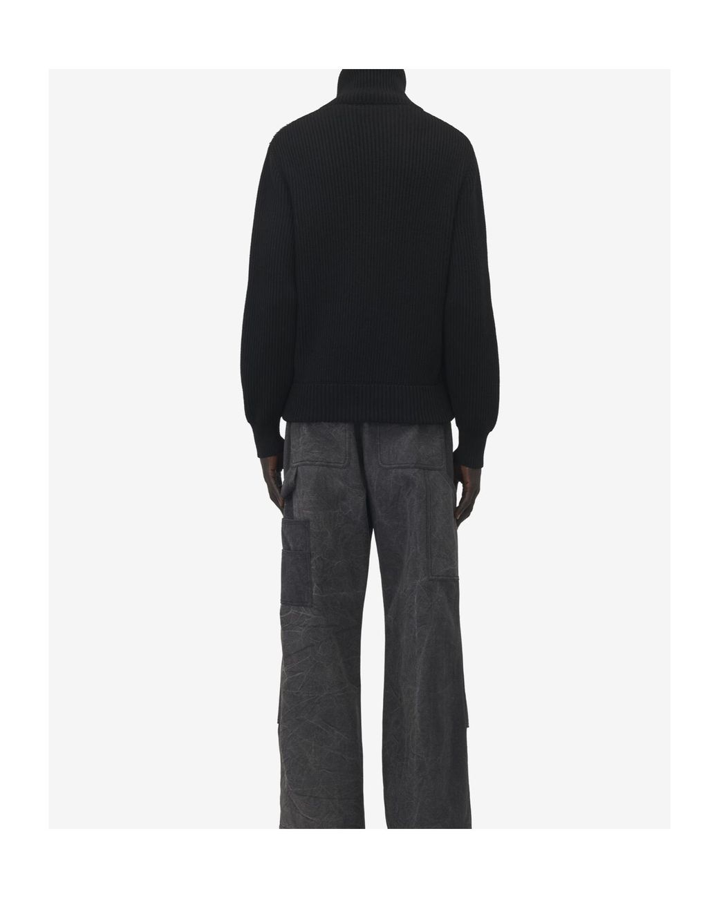 McQueen Red Tartan Brushed-Effect Zip-Up Cardigan for men