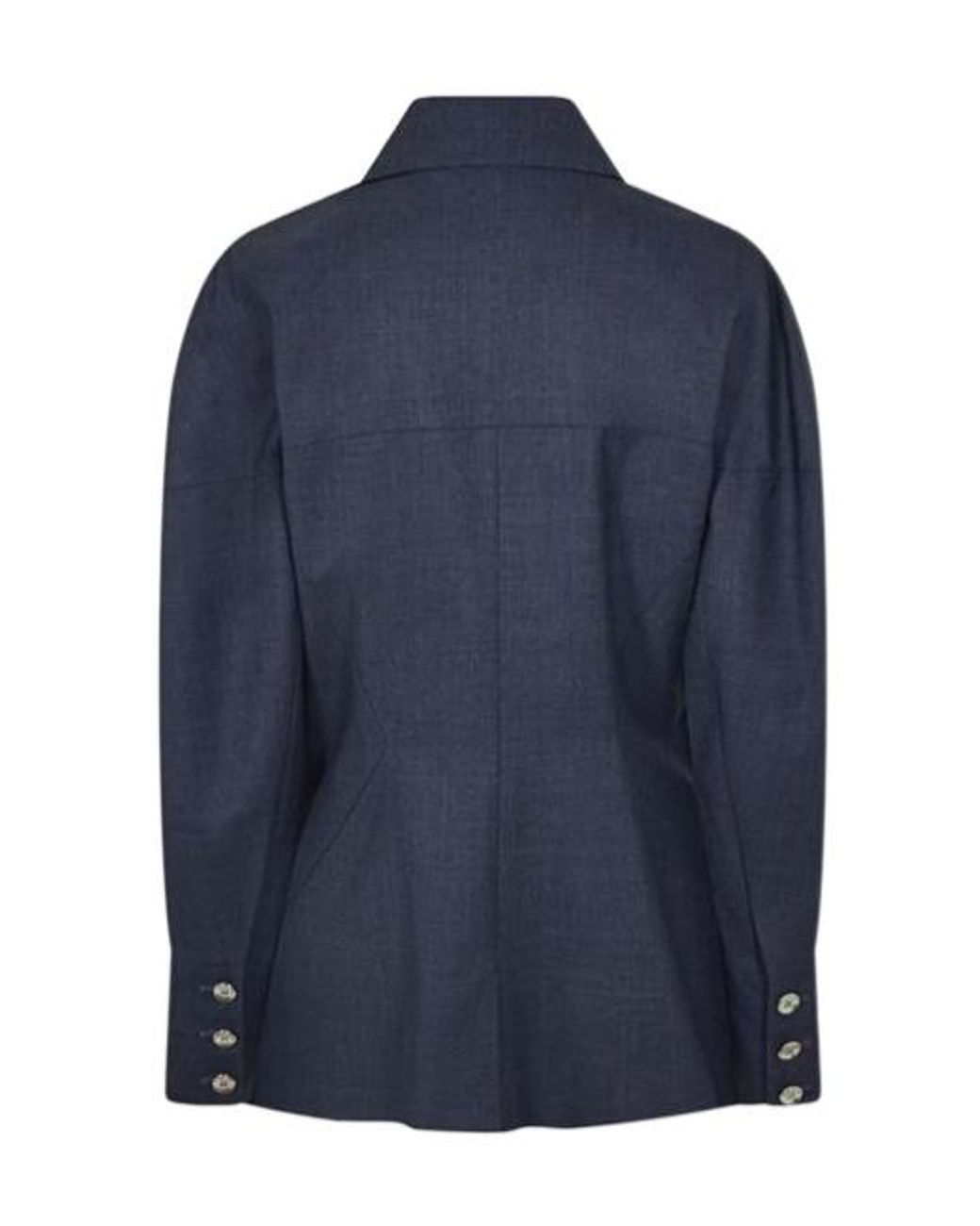 Givenchy Blue Double Breasted Casual Jacket