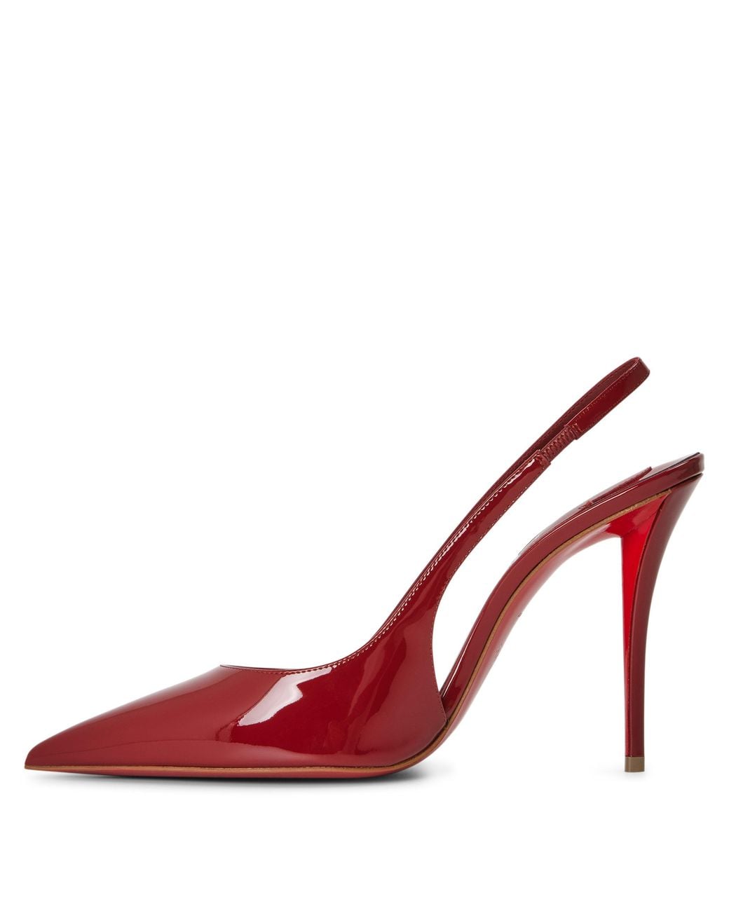 Christian Louboutin Red Polished Stiletto High Heels