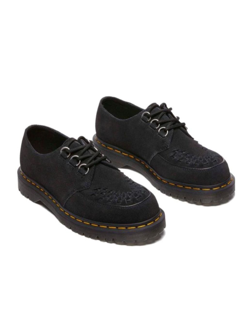 Dr. Martens Black Ramsey Woven Creepers for men