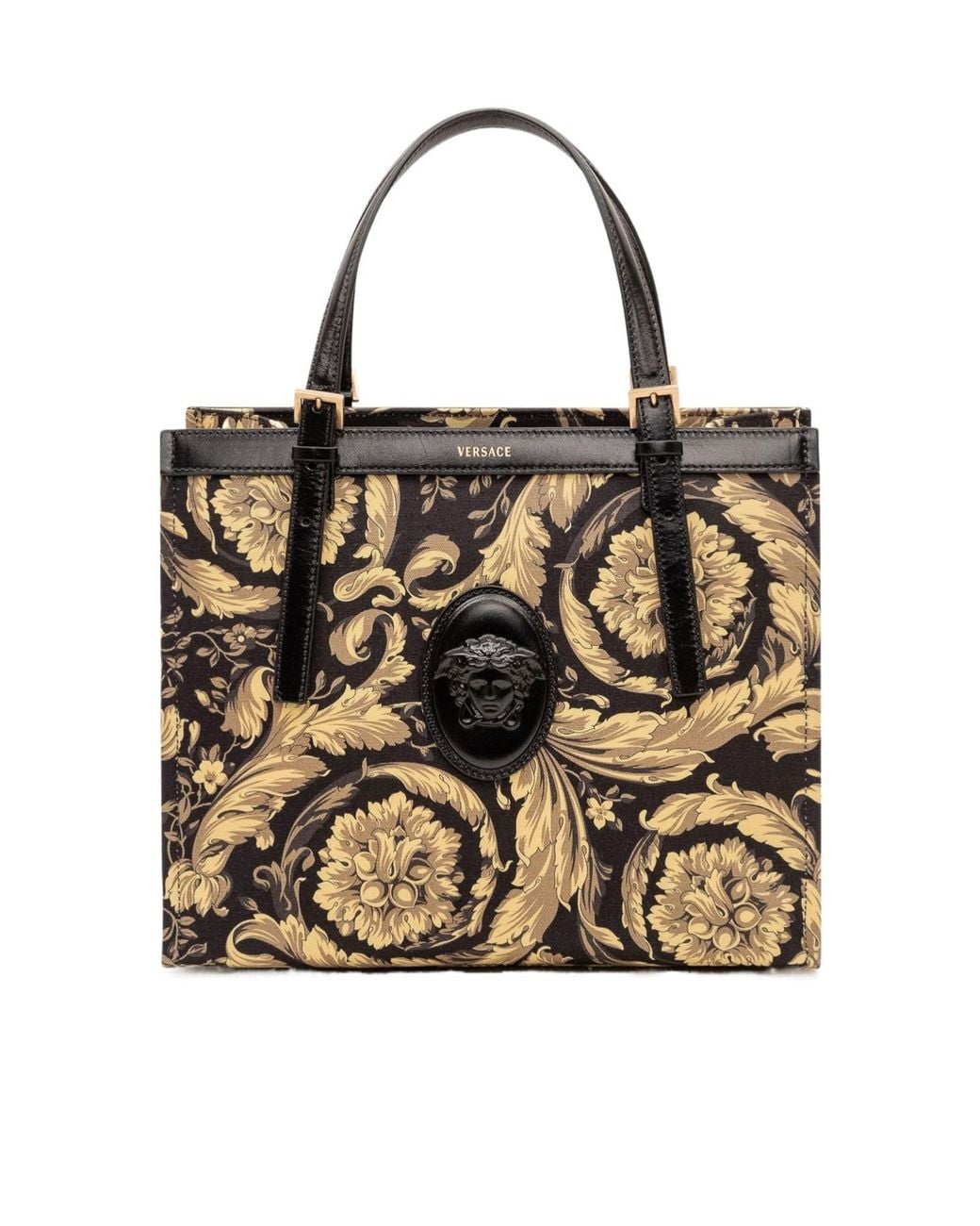 Versace Multicolor Pattern-Printed Tote Bag