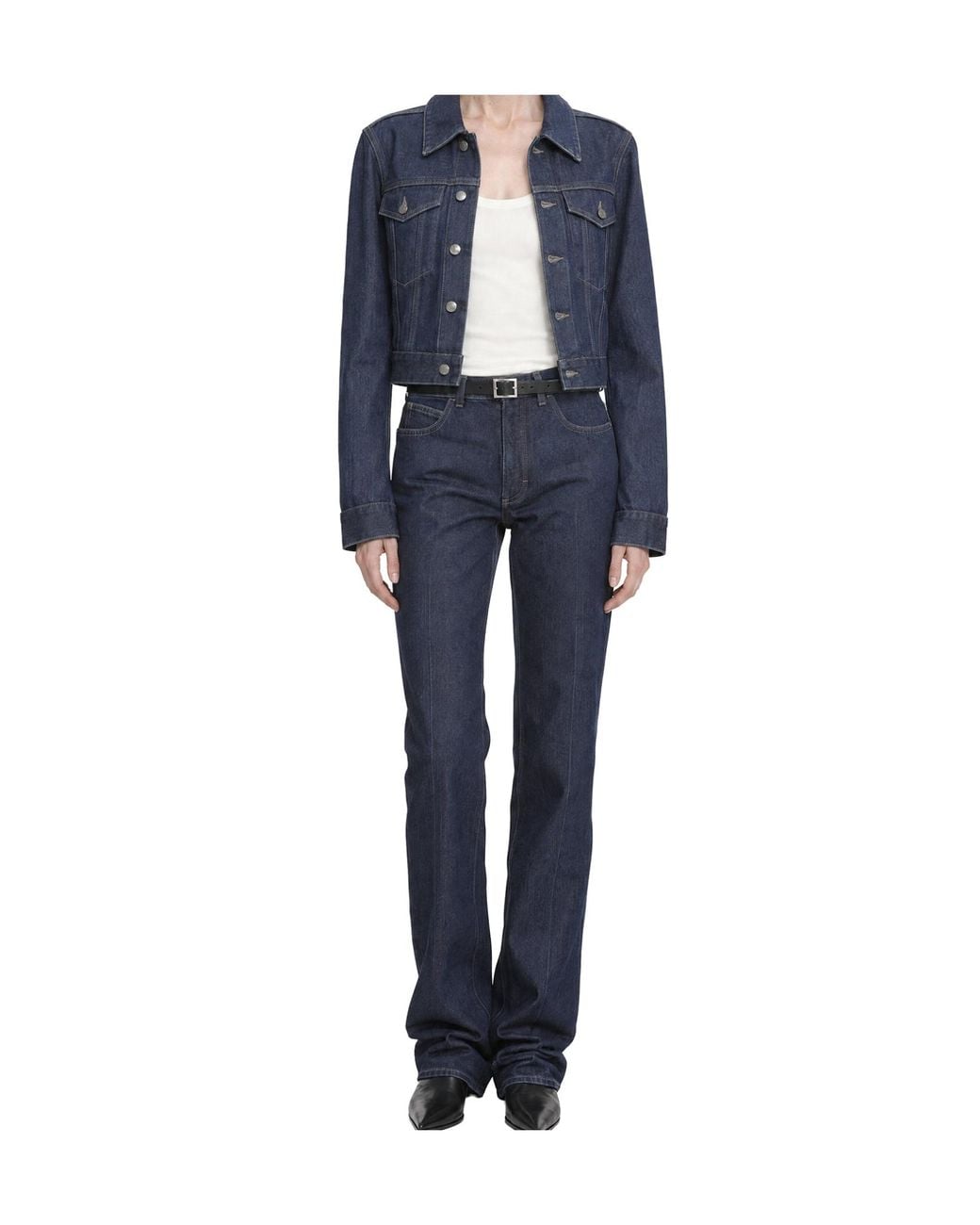Calvin Klein Blue Straight-Leg Jeans